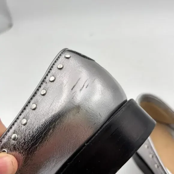 The Office of Angela Scott Miss Cecilia Studded Loafers Women's 36 US 6 - Picture 11 of 13